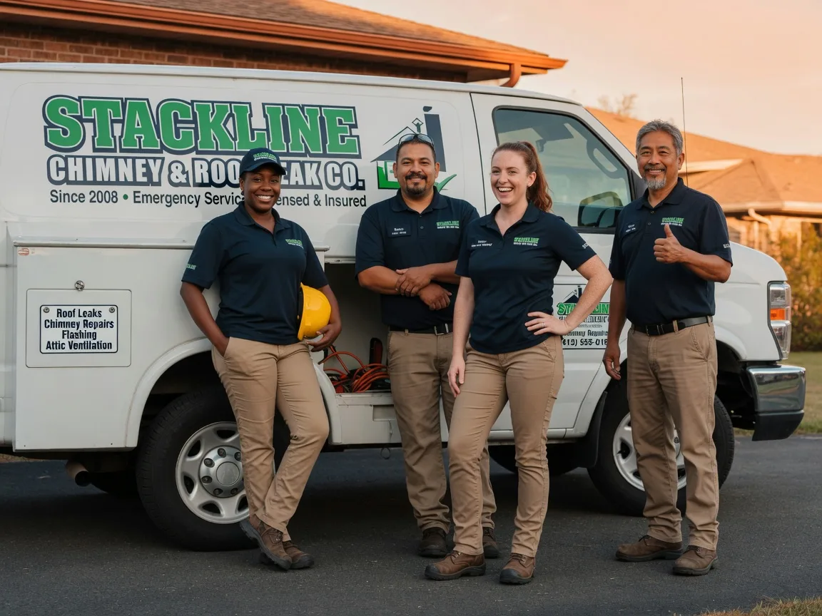 Chimney flashing repair company in Clune, PA
